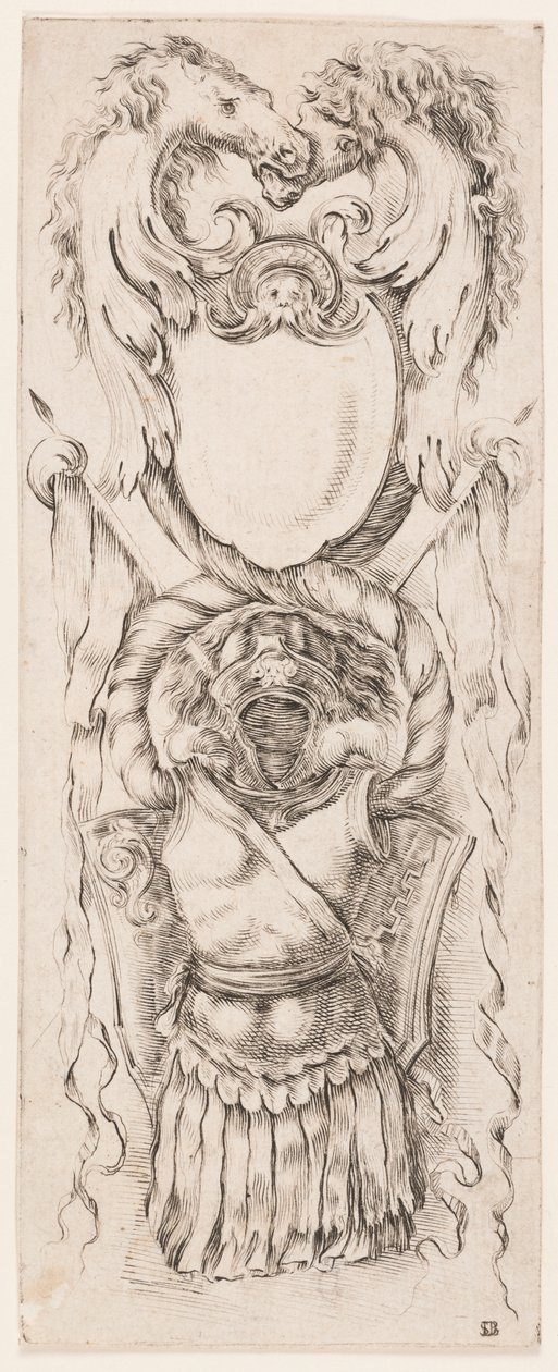 Ornamentos ou grotescos (ornamento grotesco) de Stefano della Bella