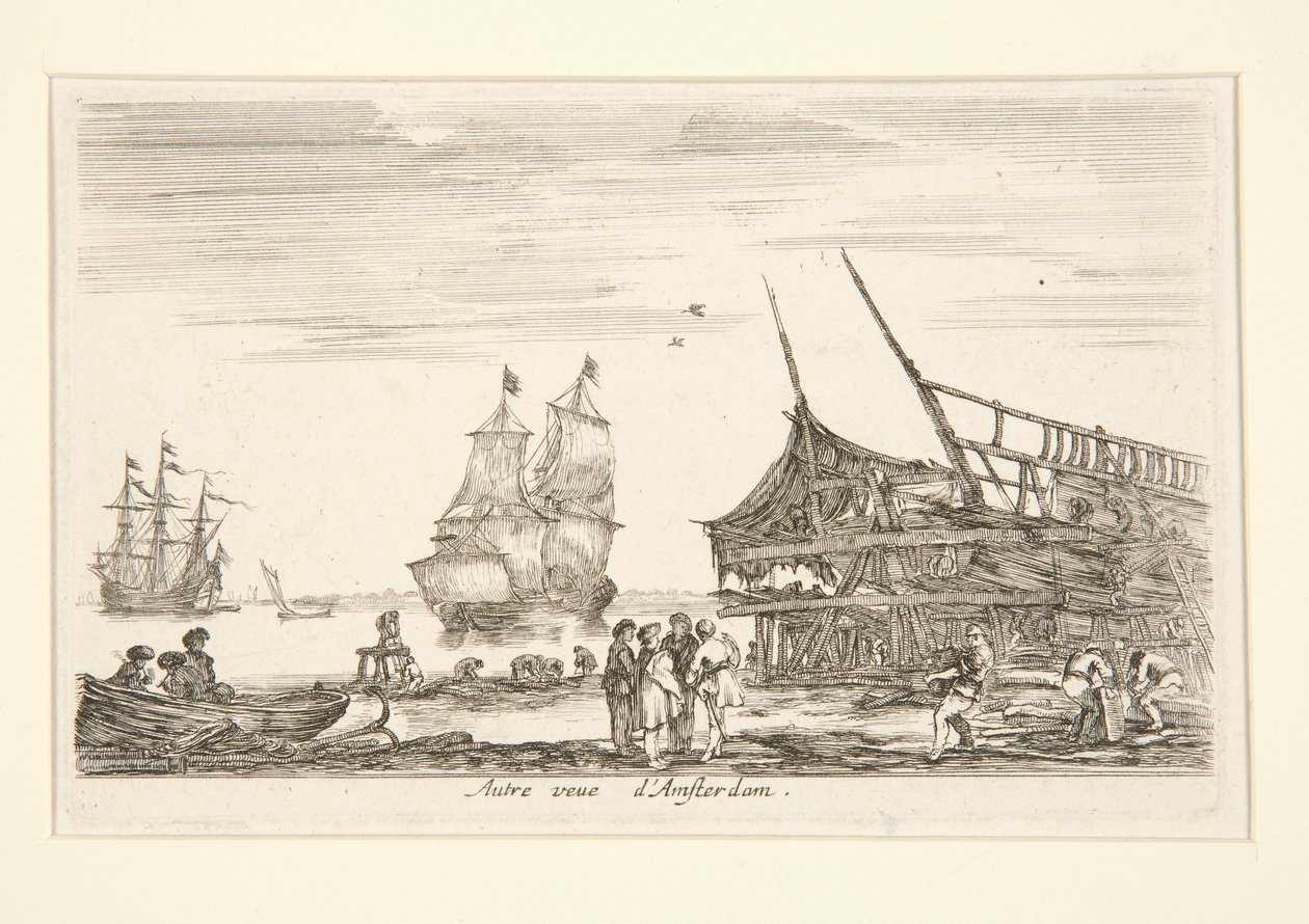 Outra vista de Amsterdã ( de Stefano della Bella