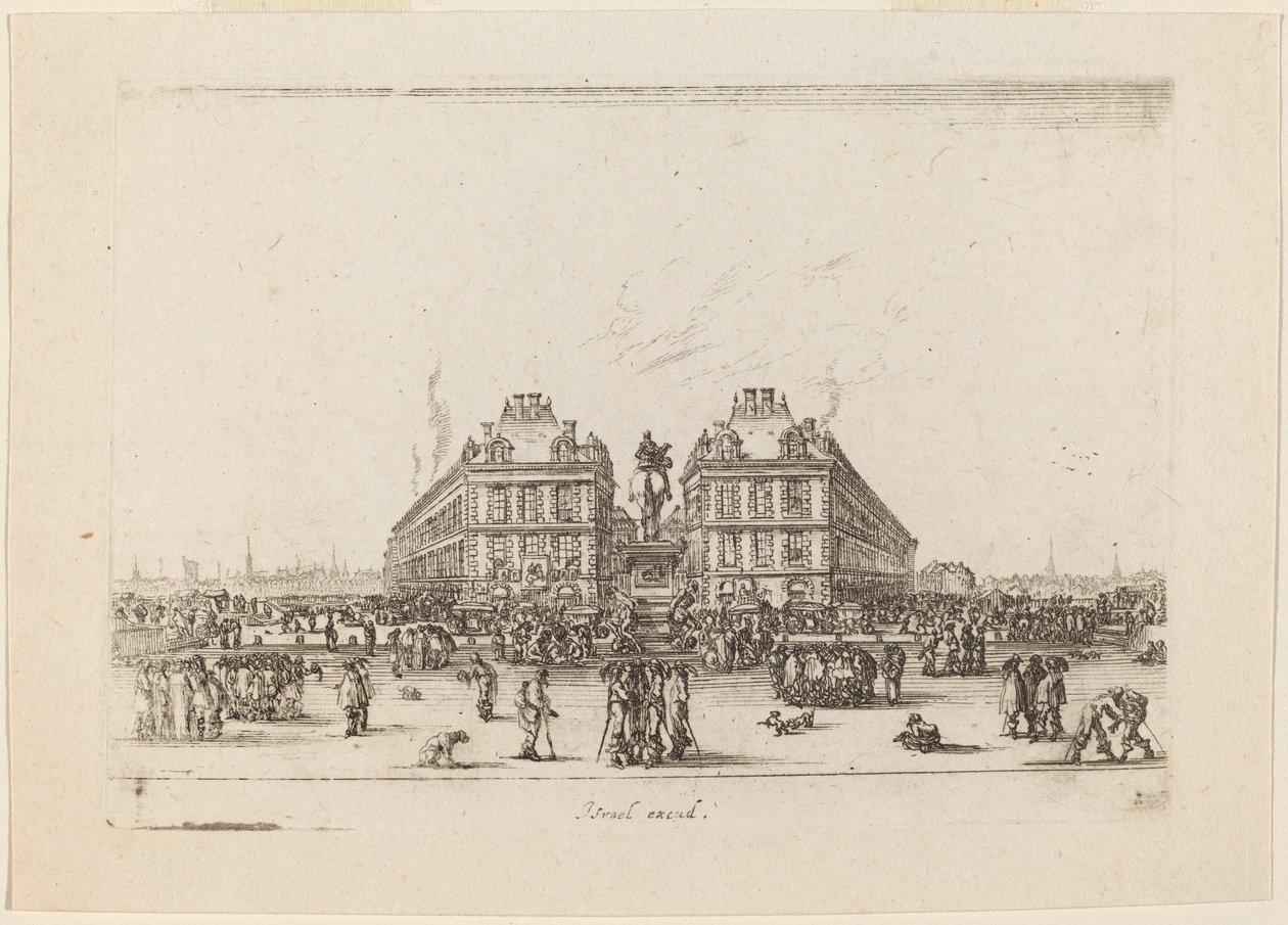 Praça Dauphine de Stefano della Bella