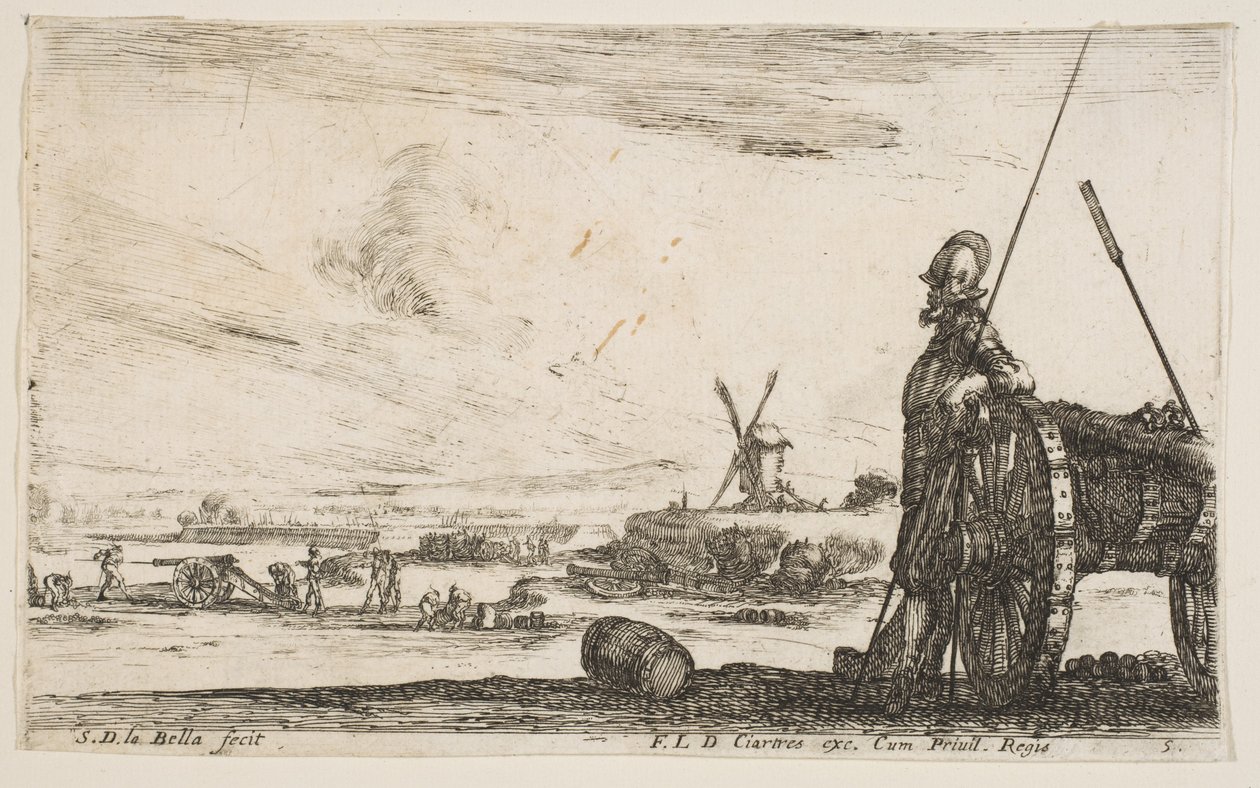 paisagem de Stefano della Bella
