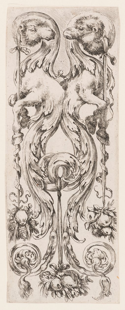 Prato, de Ornamenti o Grottesche (Ornamentos ou Grotescos) de Stefano della Bella