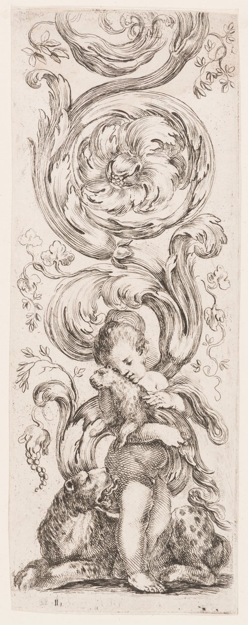Prato, da série Ornamenti o grottesche (Ornamentos ou Grotescos) de Stefano della Bella