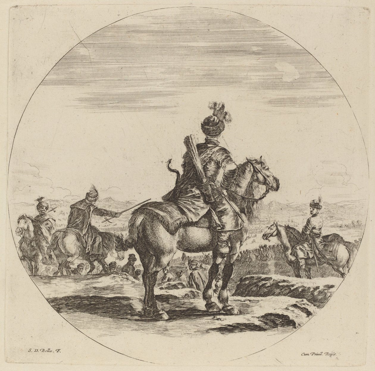 paisagem de Stefano della Bella