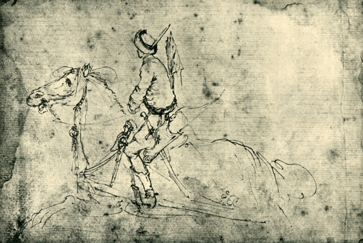 Cavaleiro polonês, 1633-1634, 1943. de Stefano della Bella
