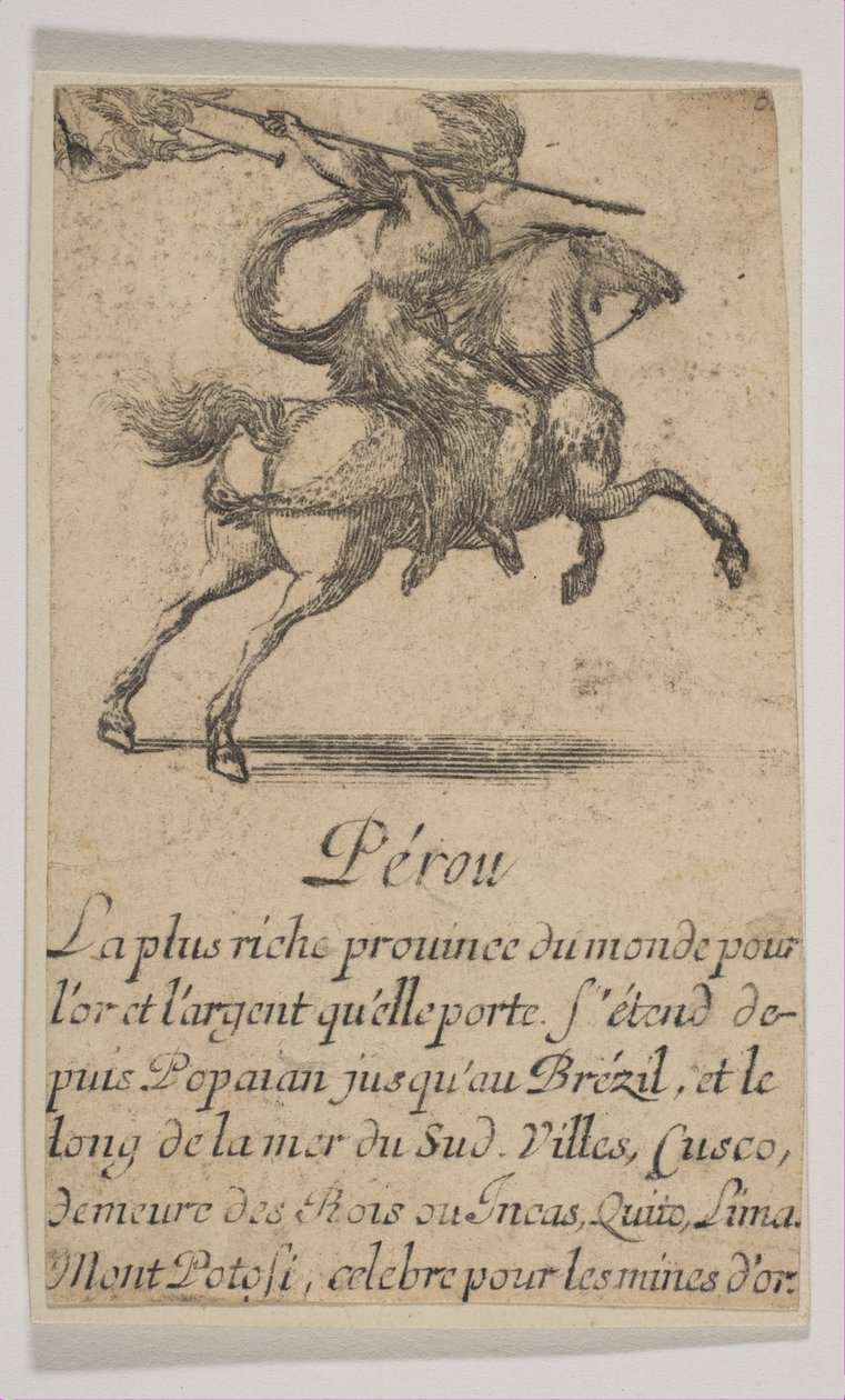 Peru, 1644. de Stefano della Bella