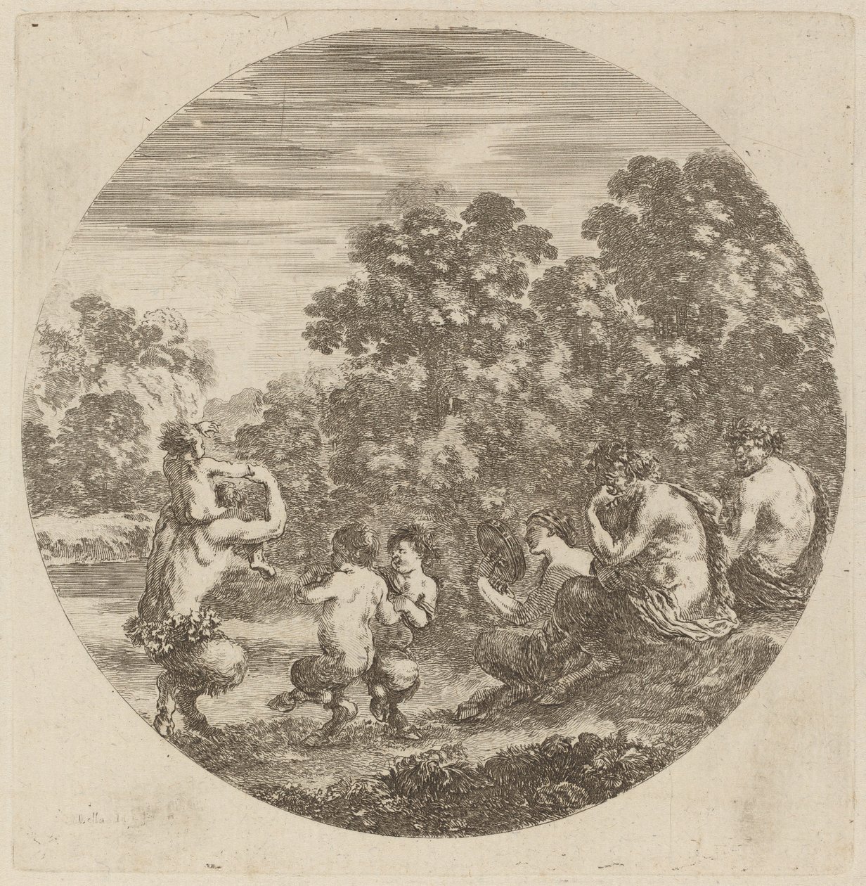 paisagem de Stefano della Bella