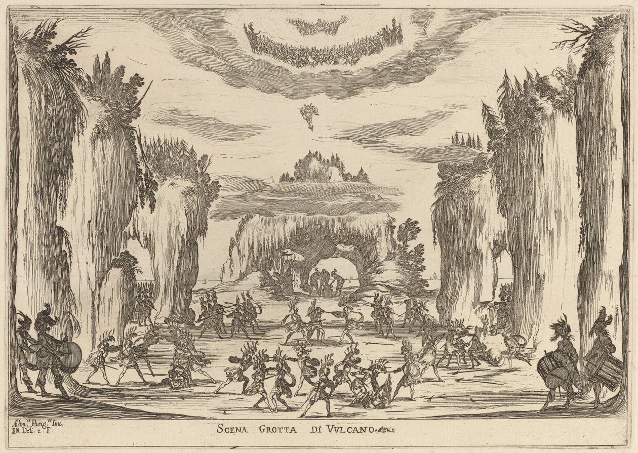 paisagem de Stefano della Bella