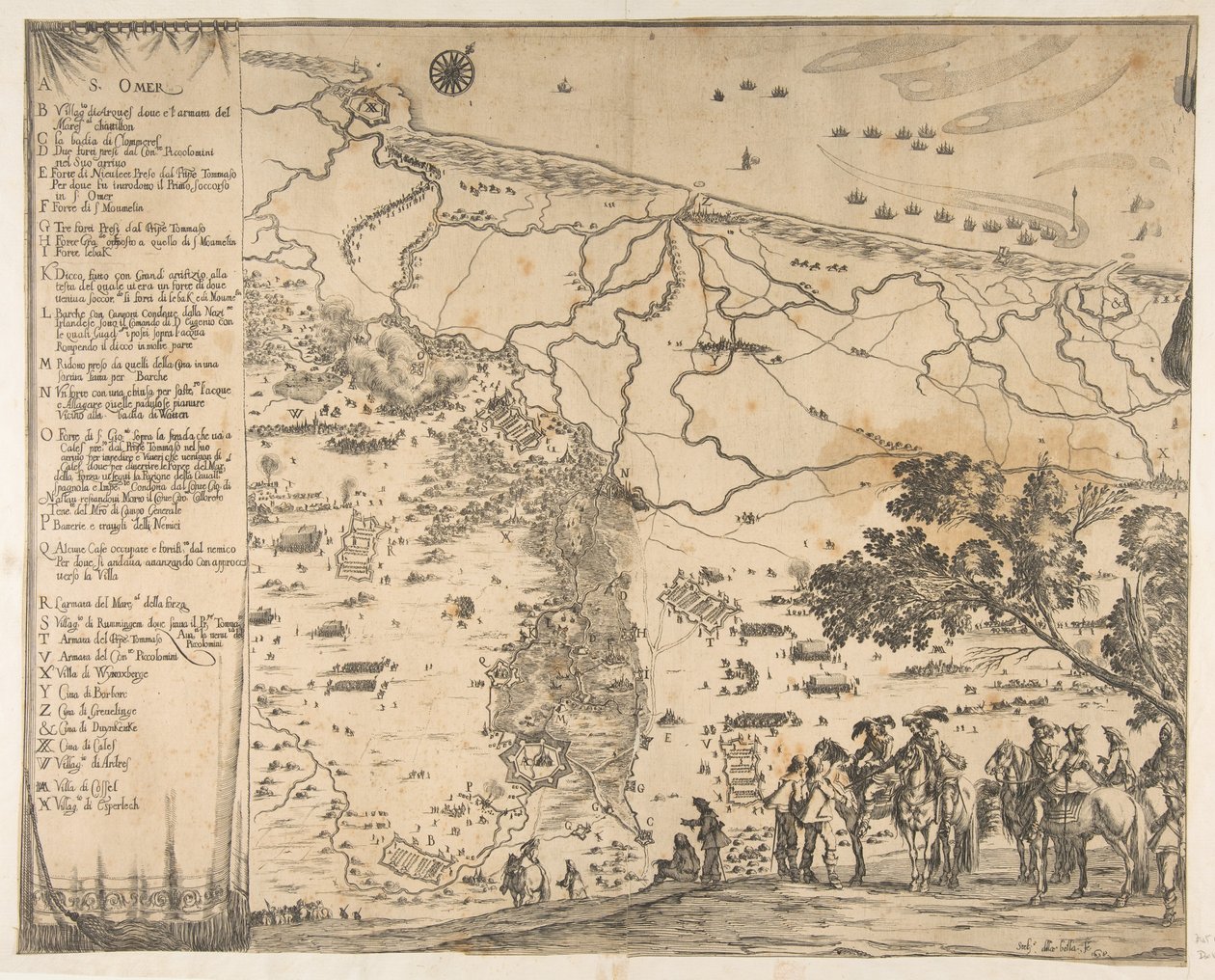 Cerco a Saint-Omer, 1638. de Stefano della Bella