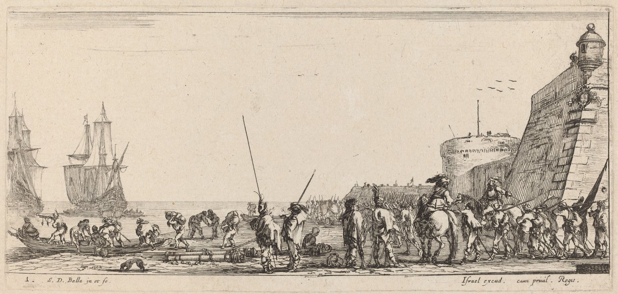paisagem de Stefano della Bella