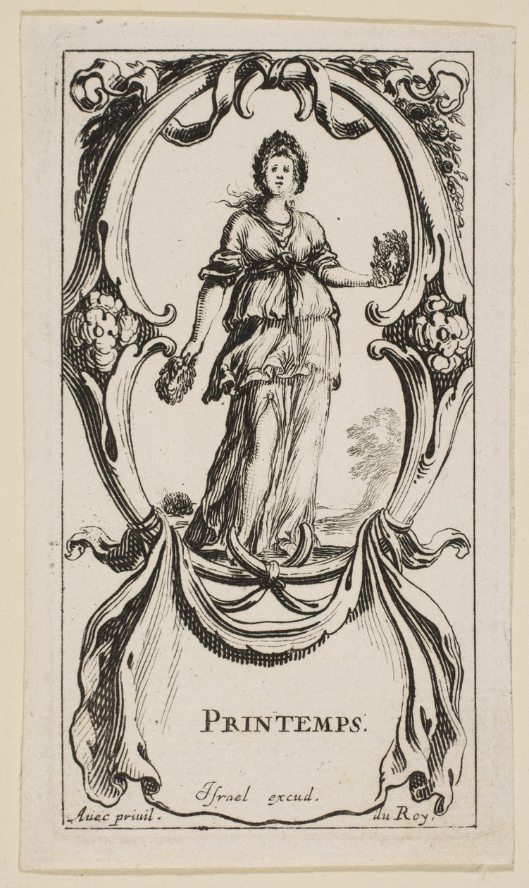 Spring Printemps, de The Four Seasons, ca. 1641 de Stefano della Bella