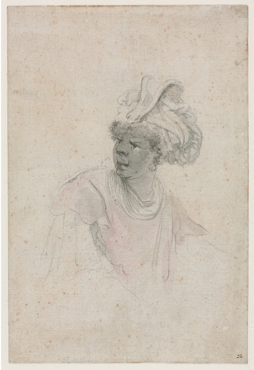 Estudo de uma charneca, de frente para a esquerda, c. 1657 de Stefano della Bella