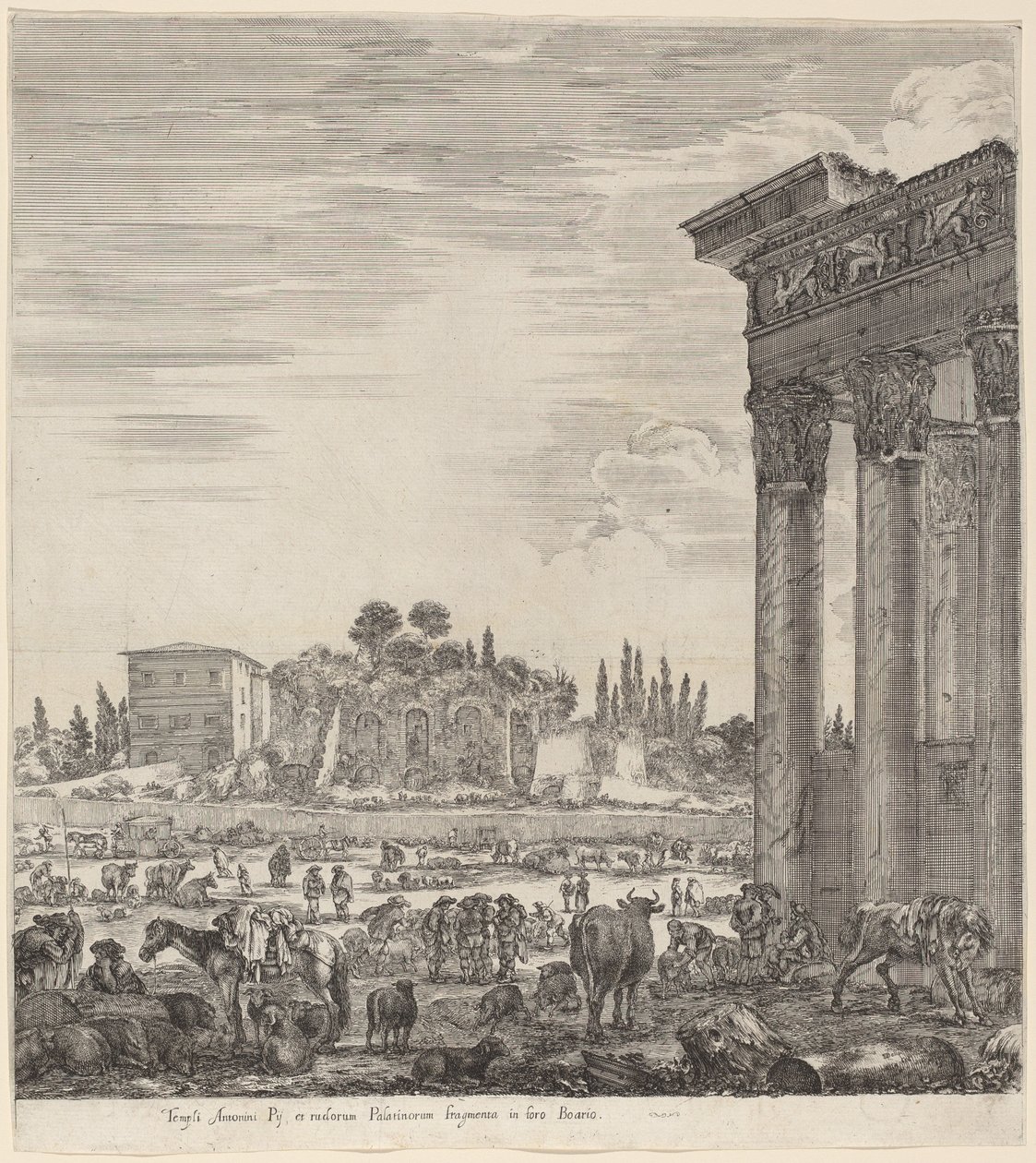 paisagem de Stefano della Bella
