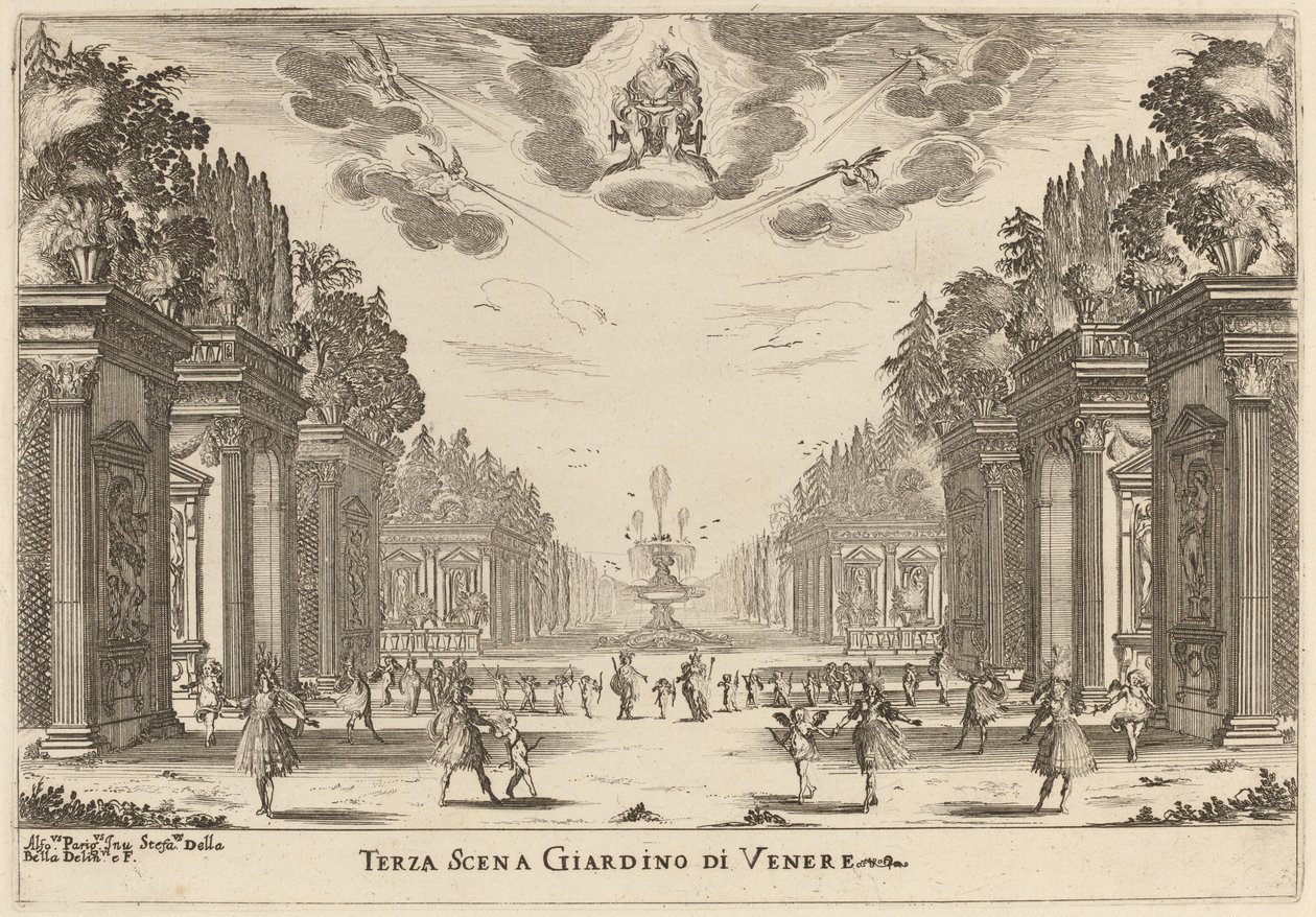 paisagem de Stefano della Bella