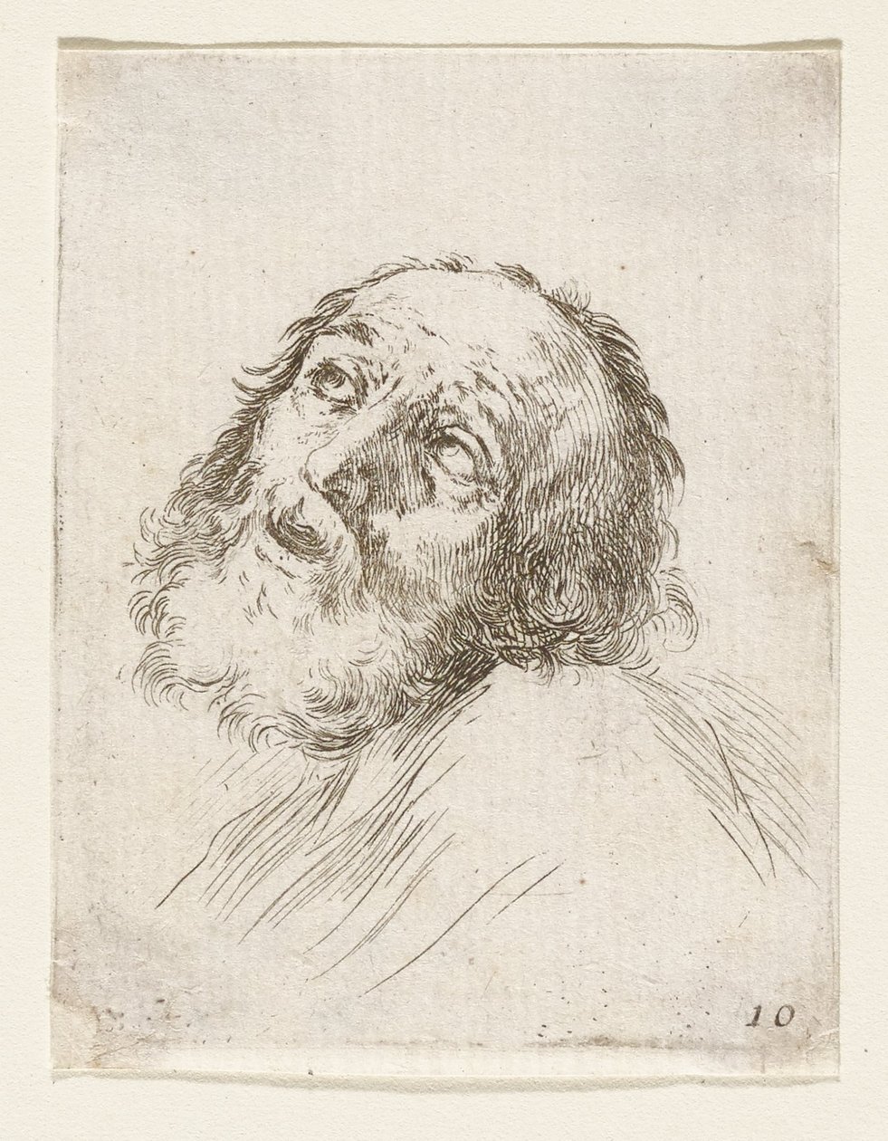 Cabeça de São Pedro penitente de Stefano della Bella