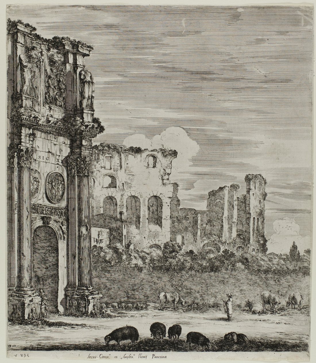 O Arco de Constantino de Stefano della Bella