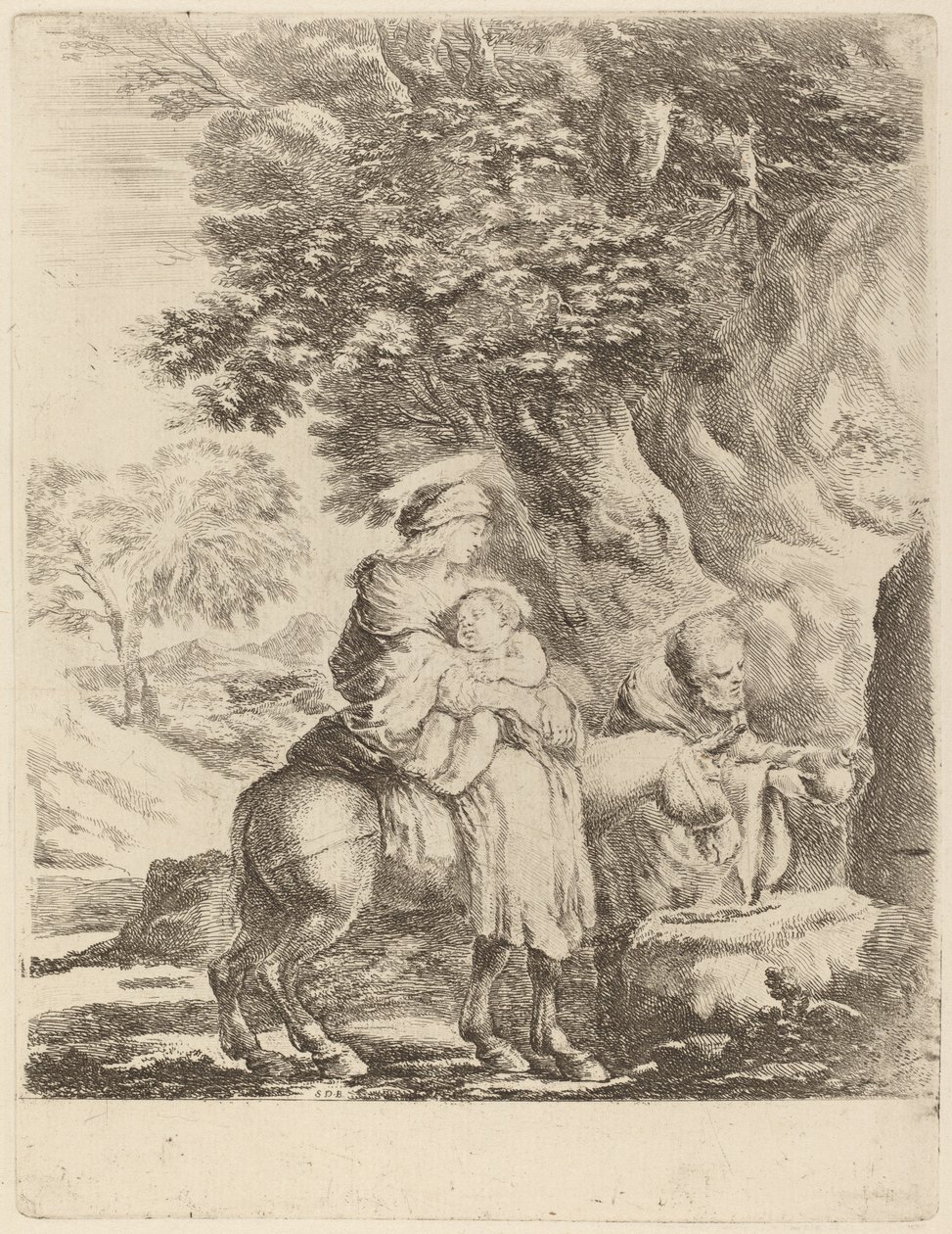 paisagem de Stefano della Bella