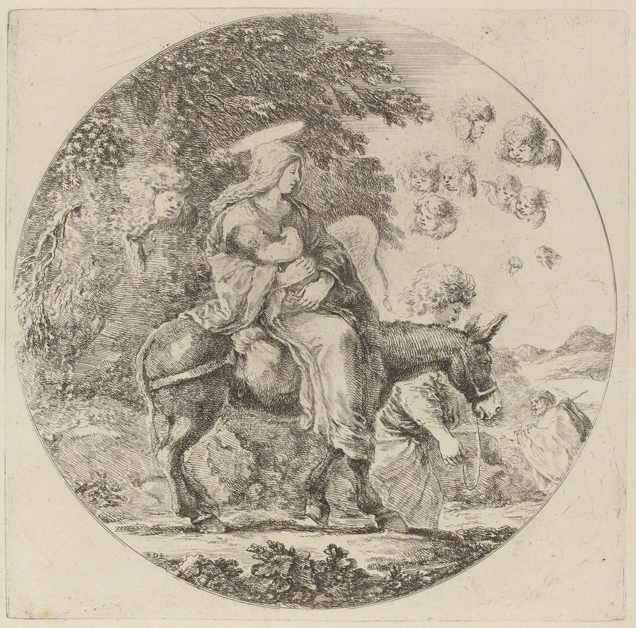paisagem de Stefano della Bella