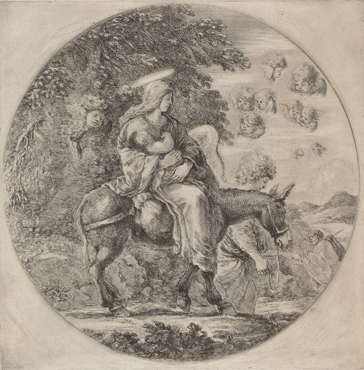 paisagem de Stefano della Bella