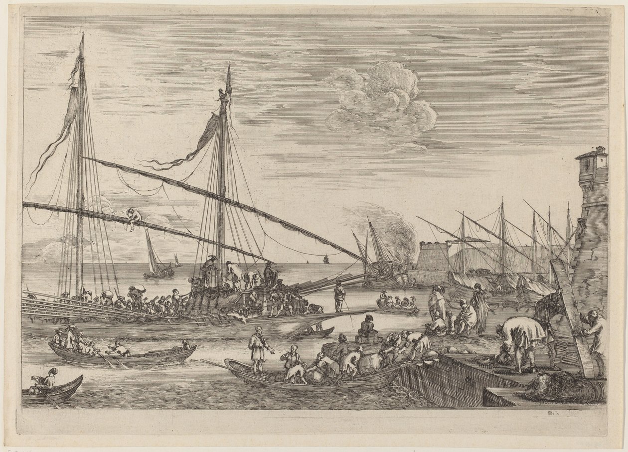 As fortificações de Livorno de Stefano della Bella