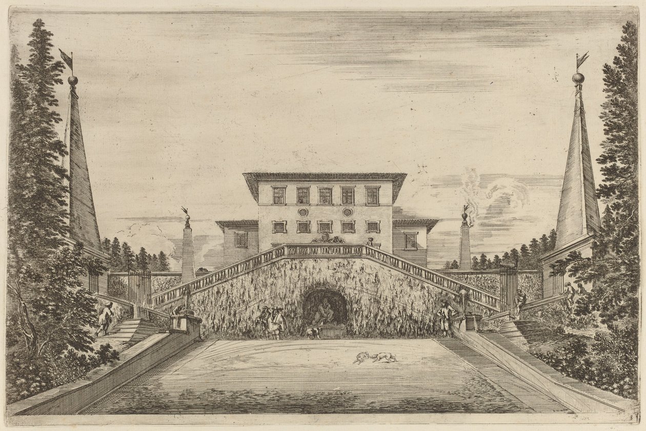A Grande Escadaria de Stefano della Bella