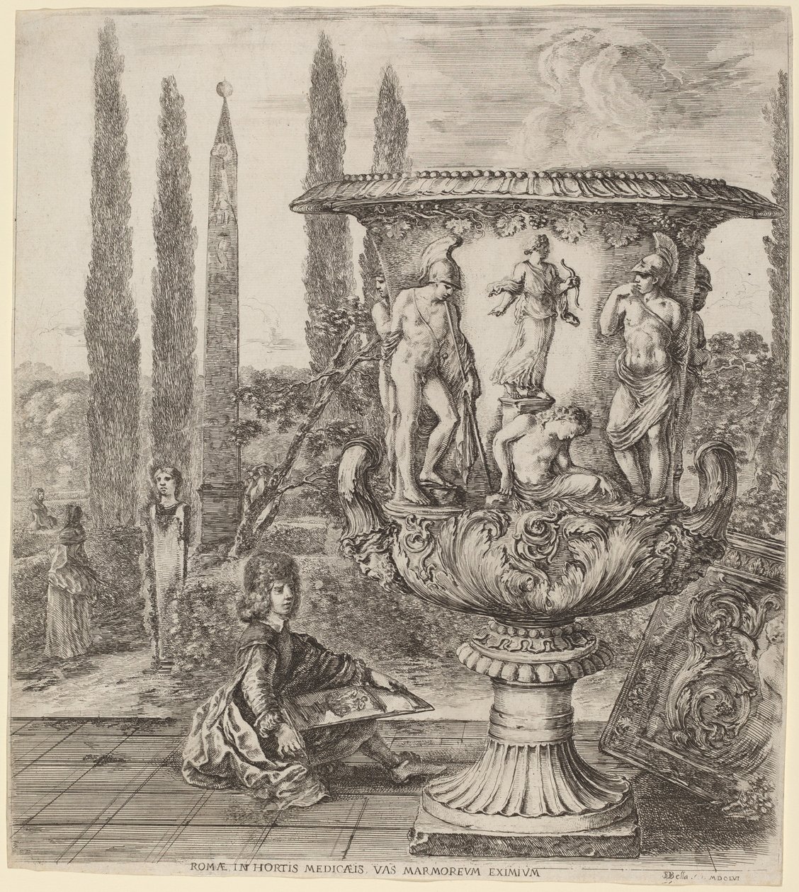 O vaso dos Medici de Stefano della Bella