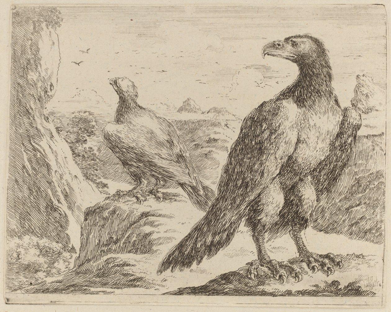 paisagem de Stefano della Bella