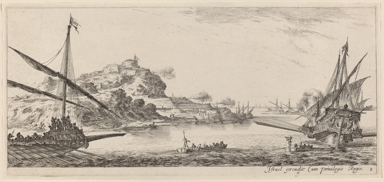 paisagem de Stefano della Bella