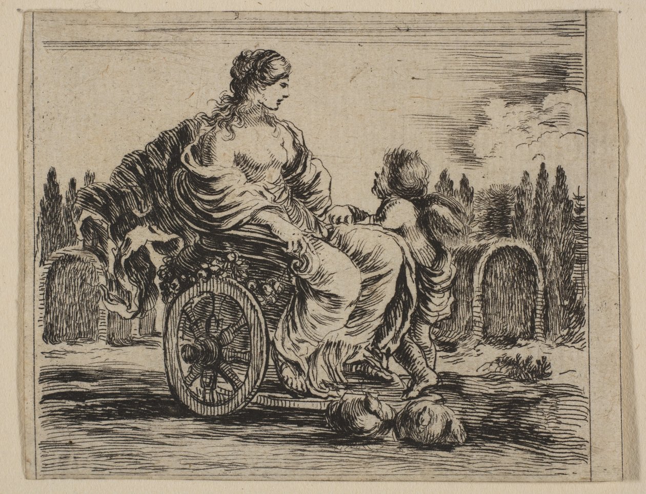 Vênus, de Game of Mythology Game of Mythology, 1644. de Stefano della Bella