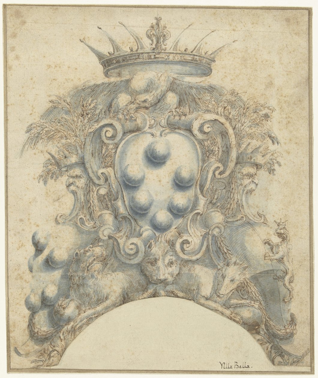 Brasão da família Medici de Stefano della Bella