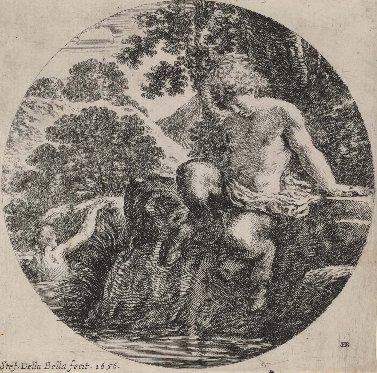 paisagem de Stefano della Bella