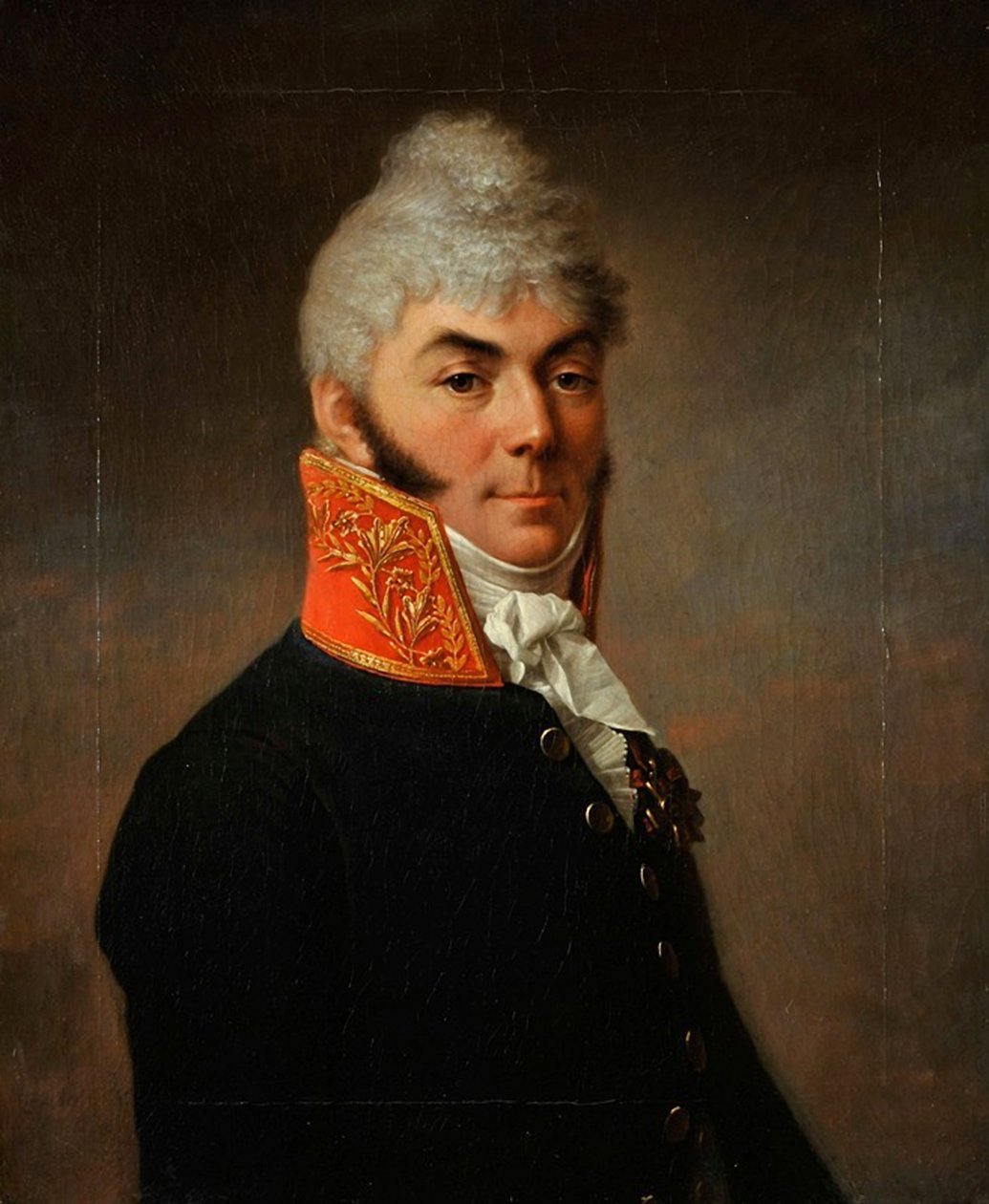Retrato do conde Nikolay Nikolayevich Novosiltsev 1761-1836, antes de 1808 de Stepan Semenovich Shchukin