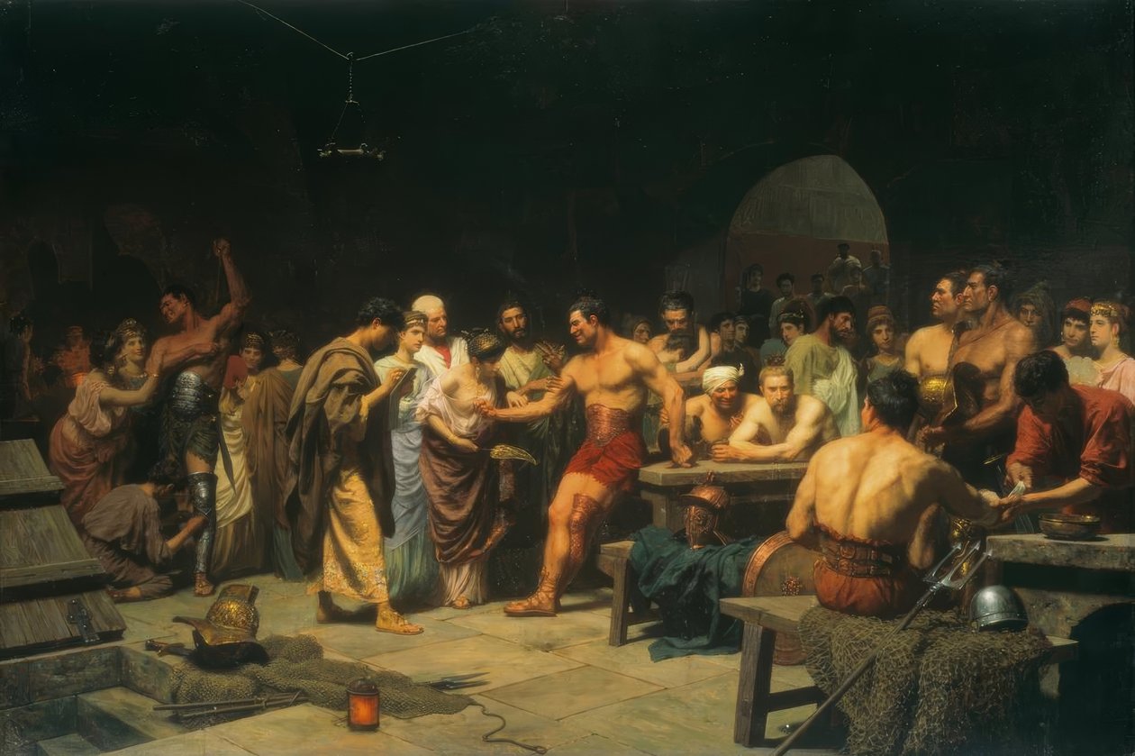 Os gladiadores antes da luta de Stepan Wladislawowitsch Bakalowitsch