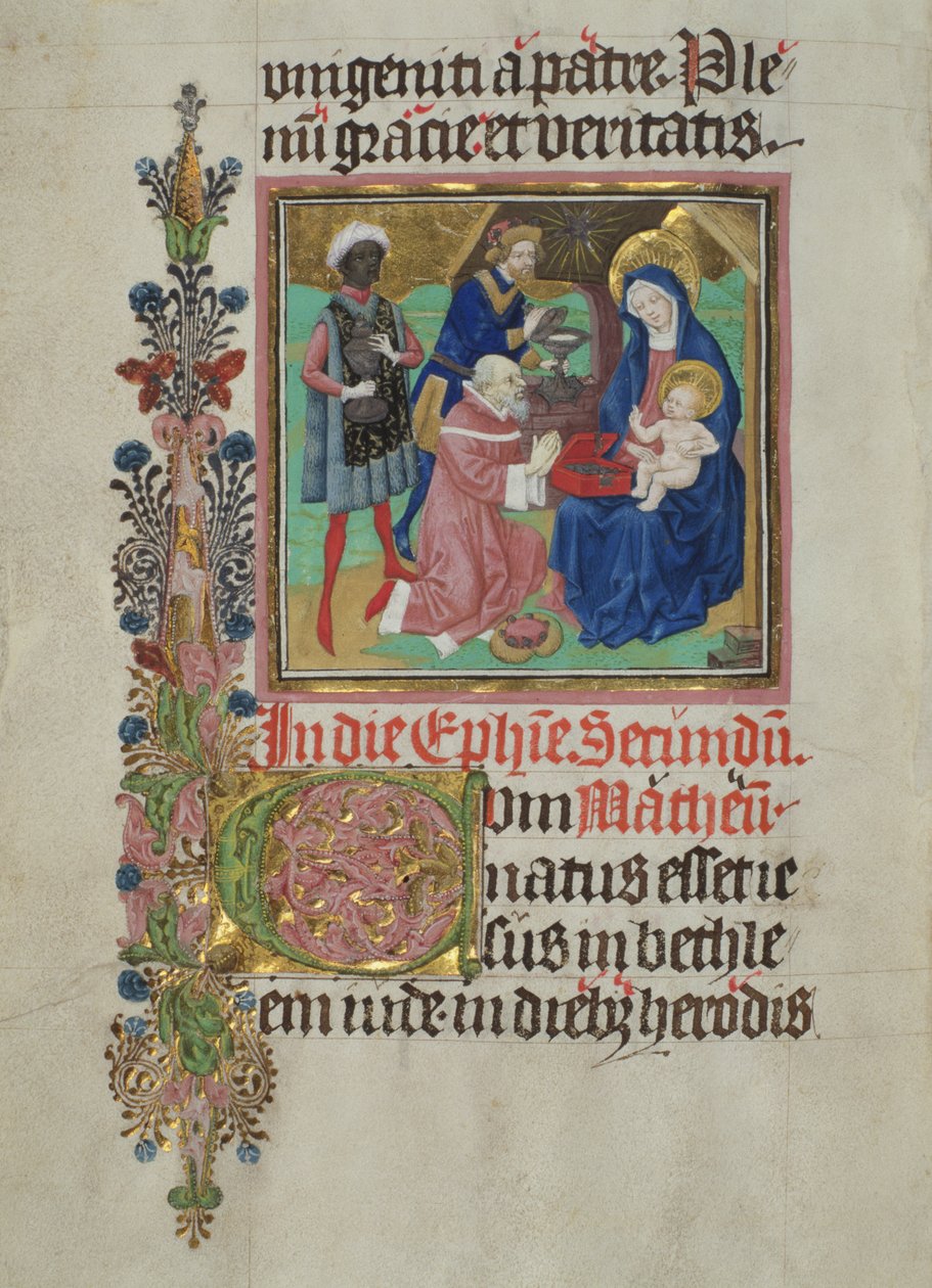 Adoração dos Magos, 1450-1500 de Stephan Lochner