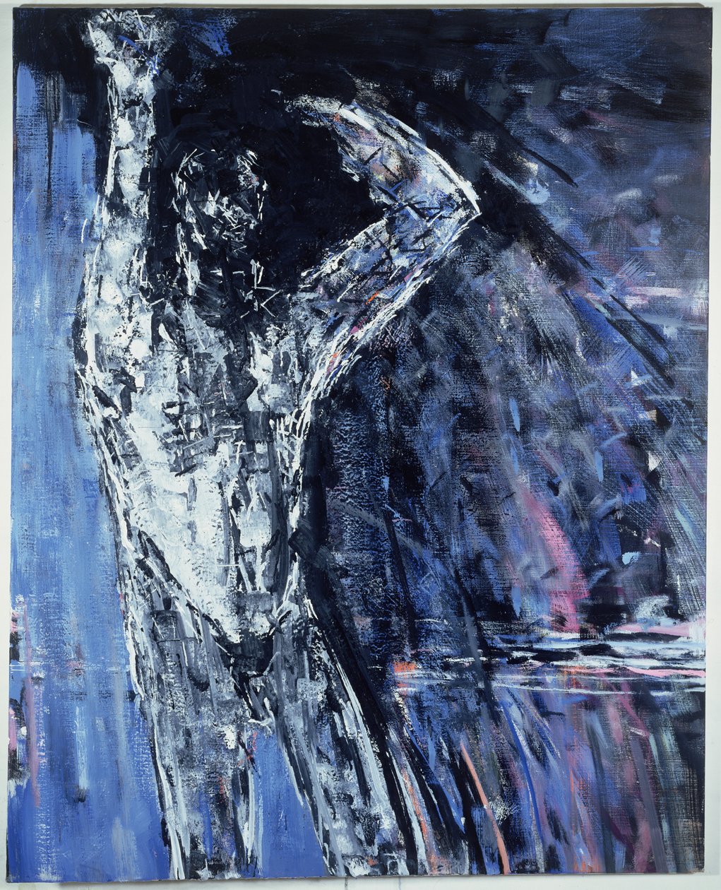 Homem nu, painel do lado direito de um díptico, 1990 (ver 289825) de Stephen Finer