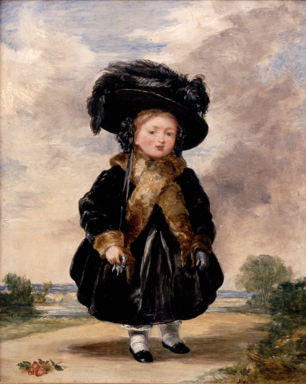 Princesa Victoria com quatro anos de Stephan Poyntz Denning