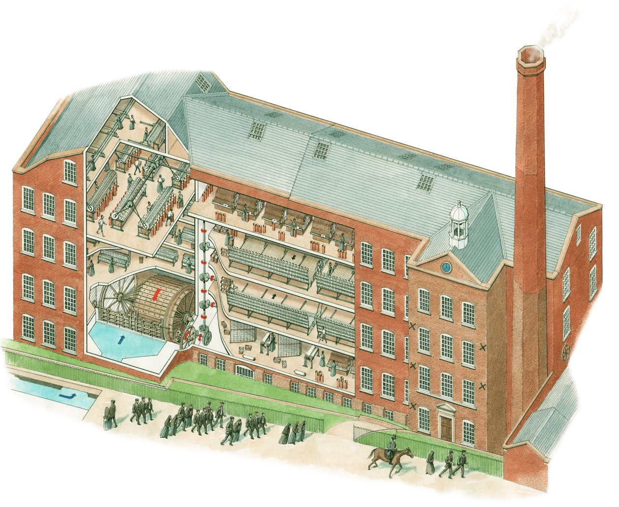 Quarry Bank Mill, Styal, Cheshire de Stephen Conlin