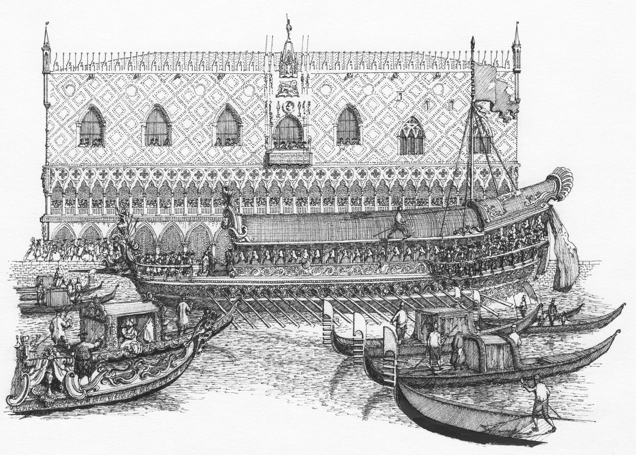 O Palácio Ducal, Veneza de Stephen Conlin