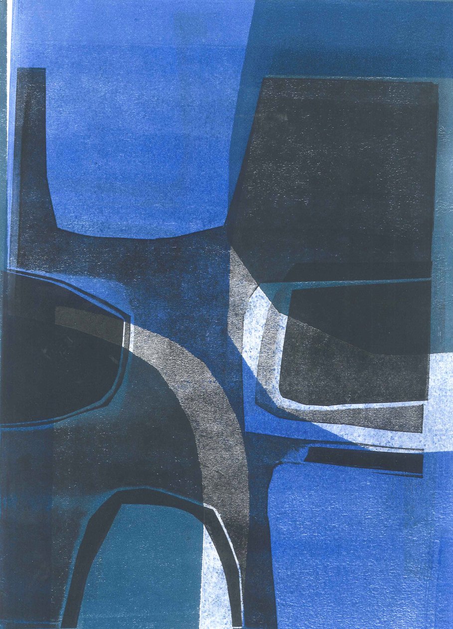 Arcos, 2015 (mono-impressão sobre papel) de Stephen Dow