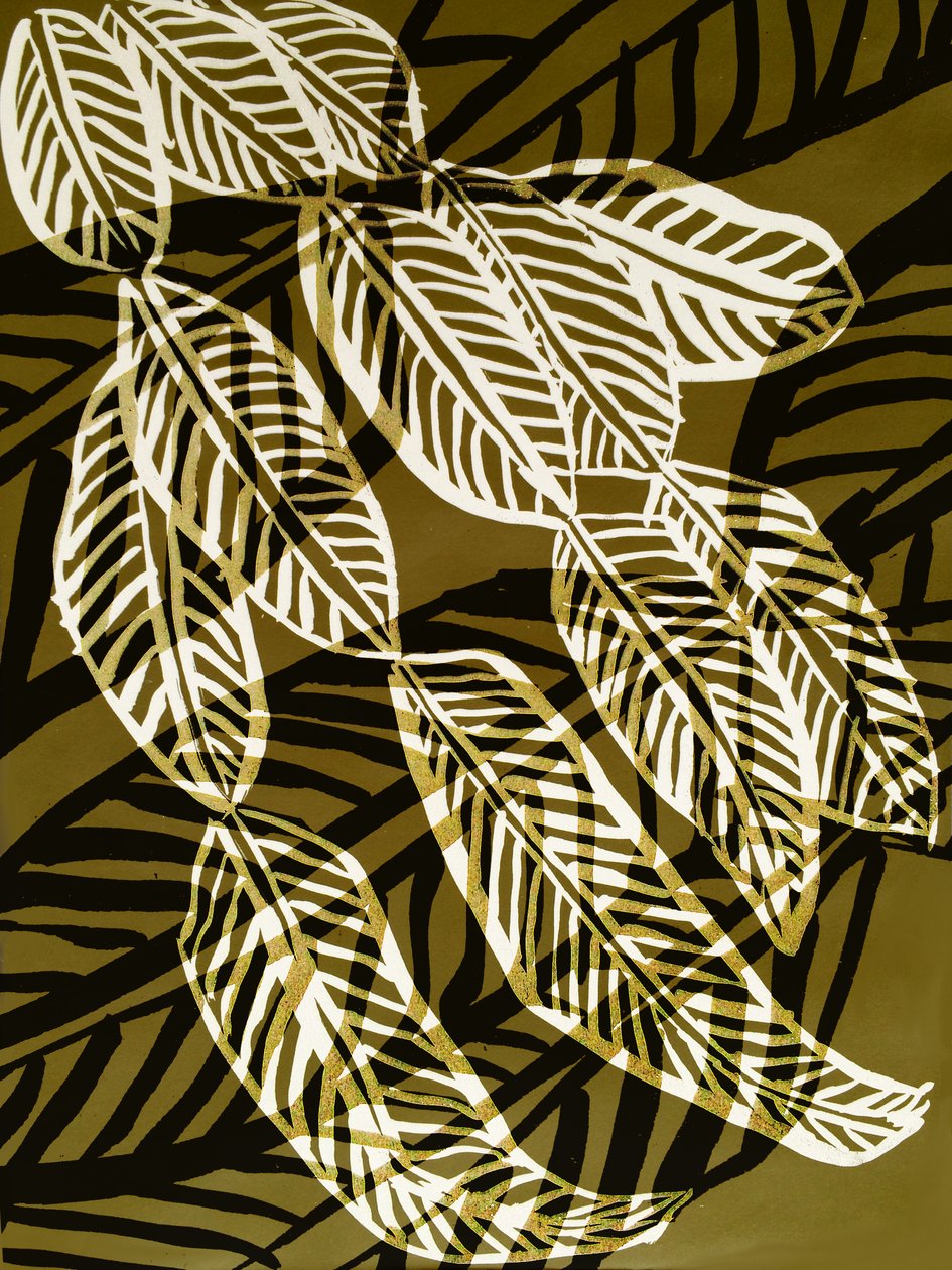 Cascade Leaf I, 2018 (digital) de Stephen Dow