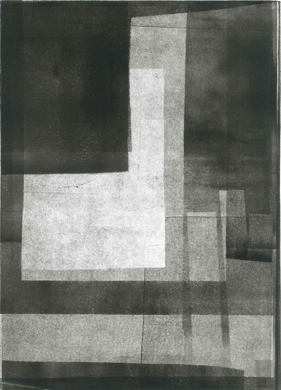 Nocturnus II, 2015 (mono-impressão sobre papel) de Stephen Dow