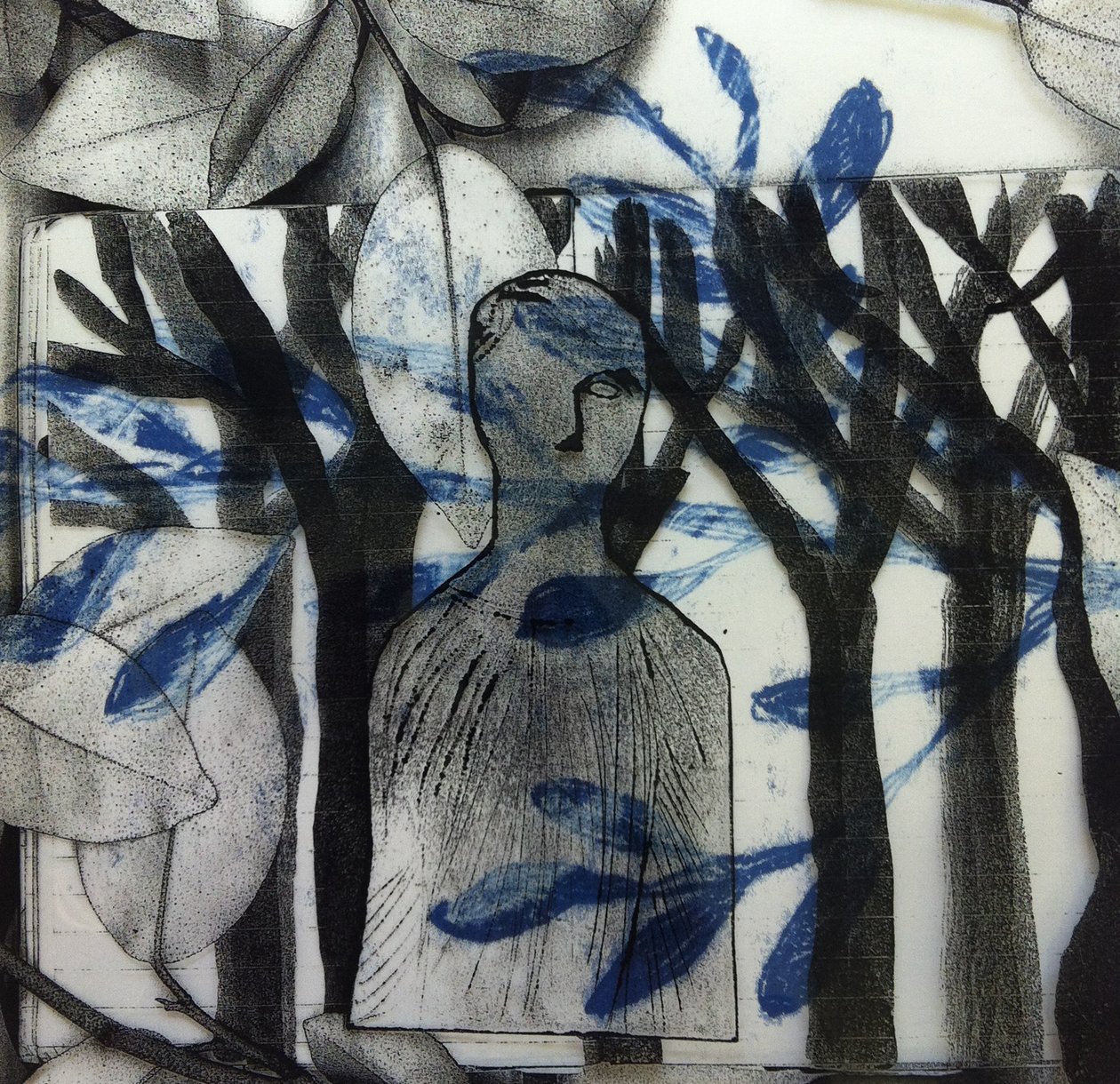 Therese I, 2014 (colagem) de Stephen Dow