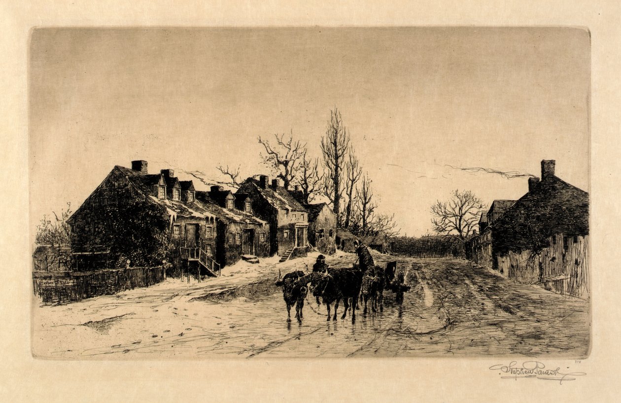 Uma noite de inverno, Windsor, N.S. de Stephen Parrish