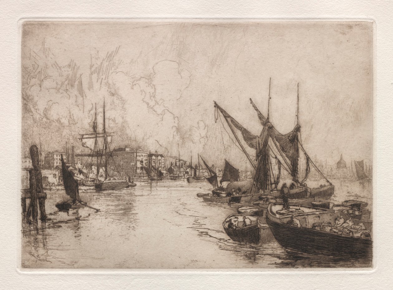No Tamisa Canterbury, Eng., agosto de 1884., 1884. de Stephen Parrish