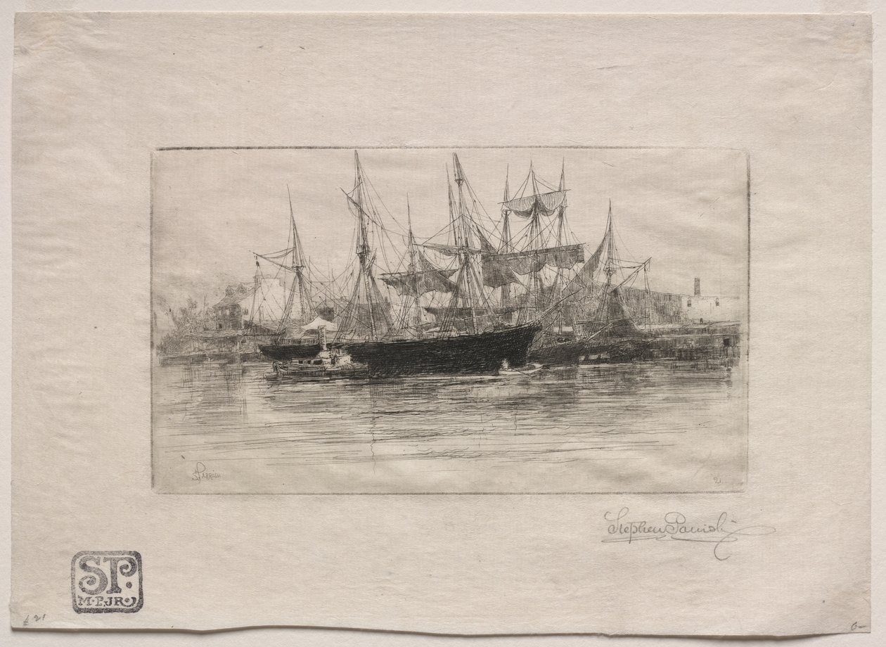 Cais de petróleo de Point Breeze de Stephen Parrish