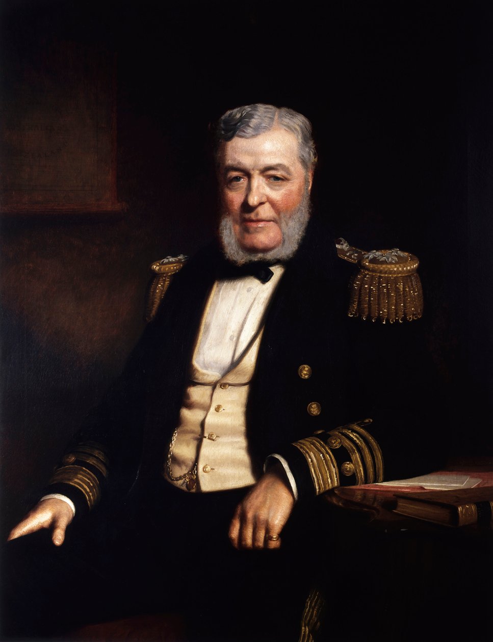 Almirante John Lort Stokes (1812-1885), c.1879 (óleo sobre tela) de Stephen Pearce
