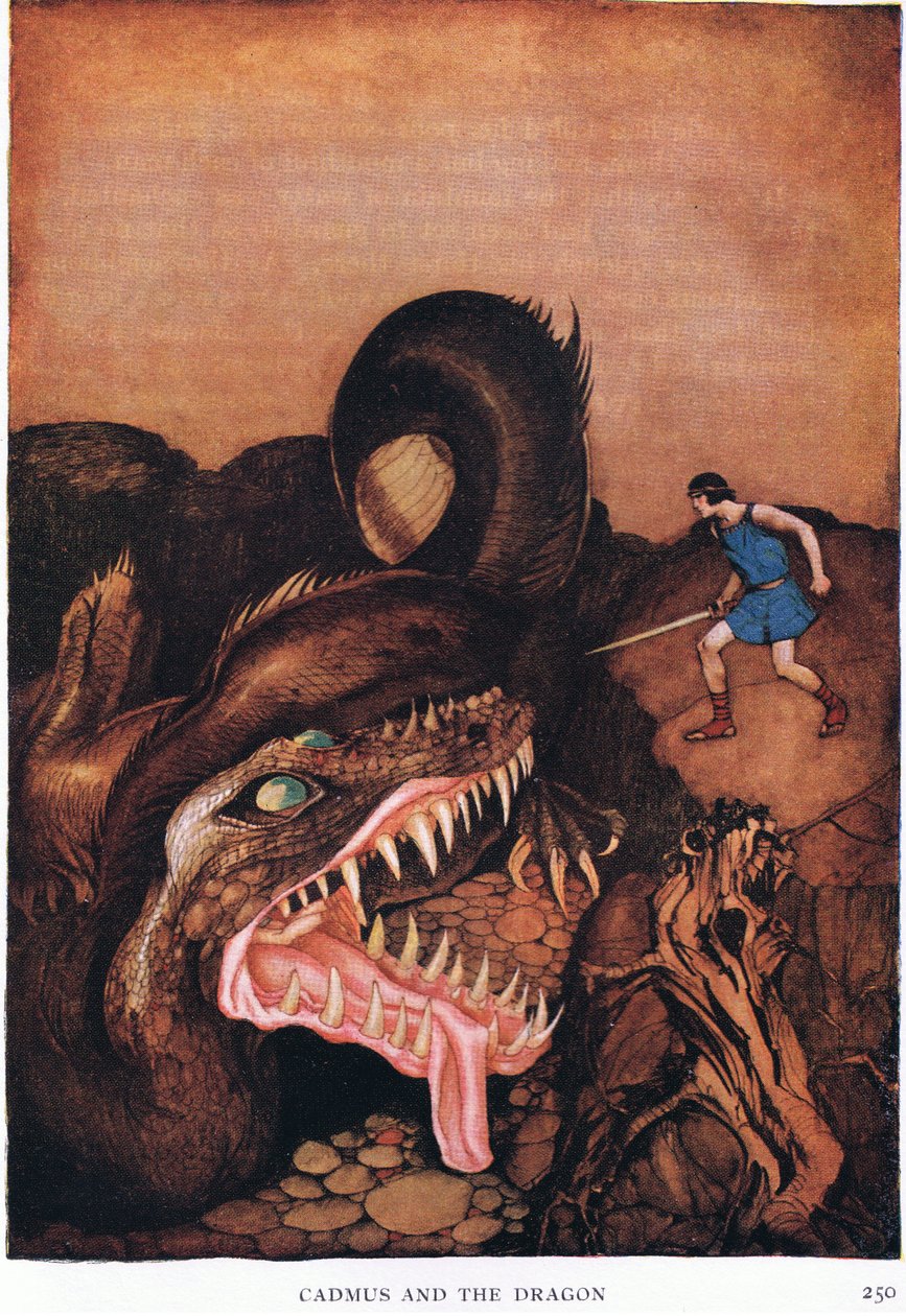 Cadmo e o dragão de Stephen Reid