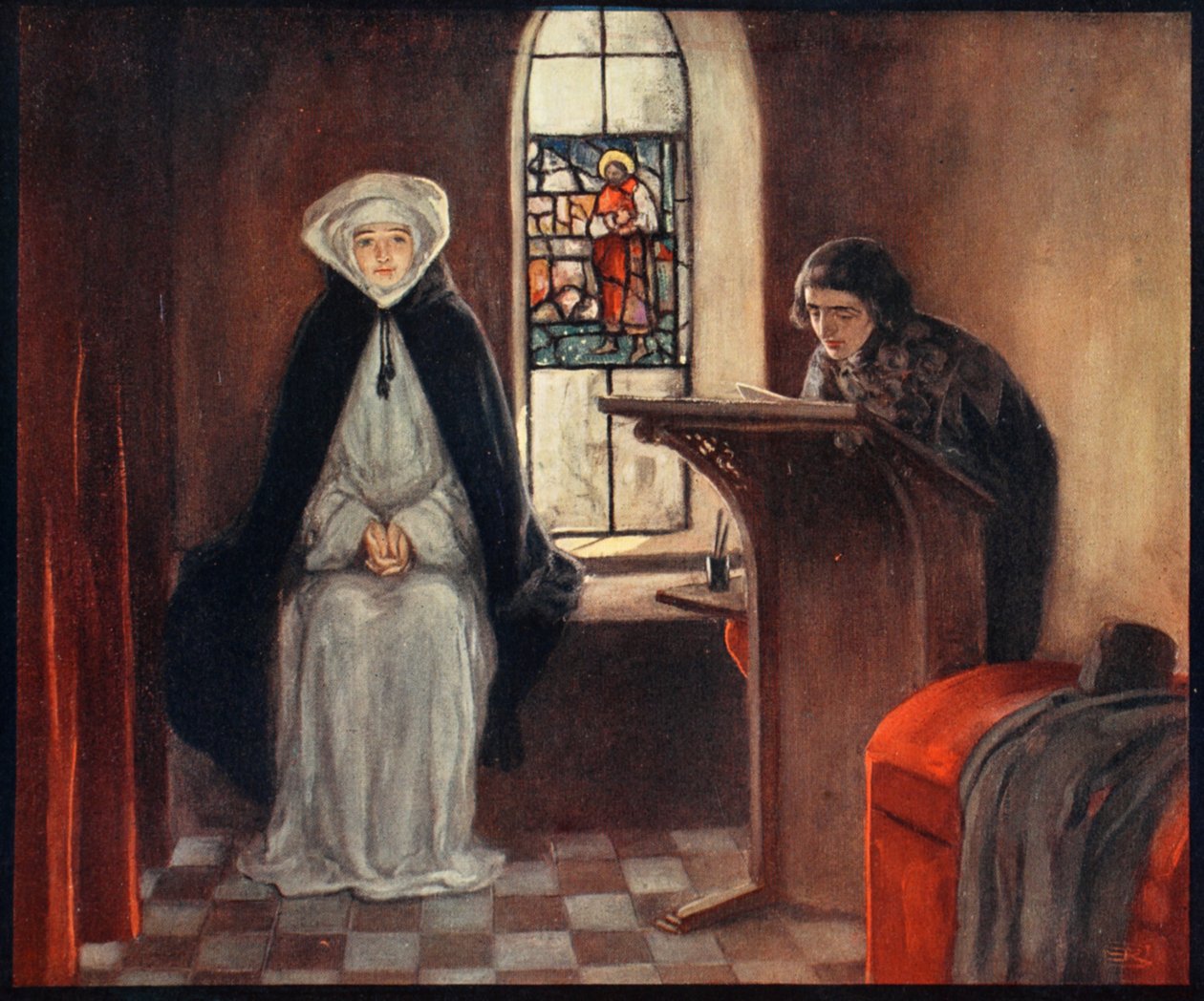 Santa Catarina de Siena, ilustração de 