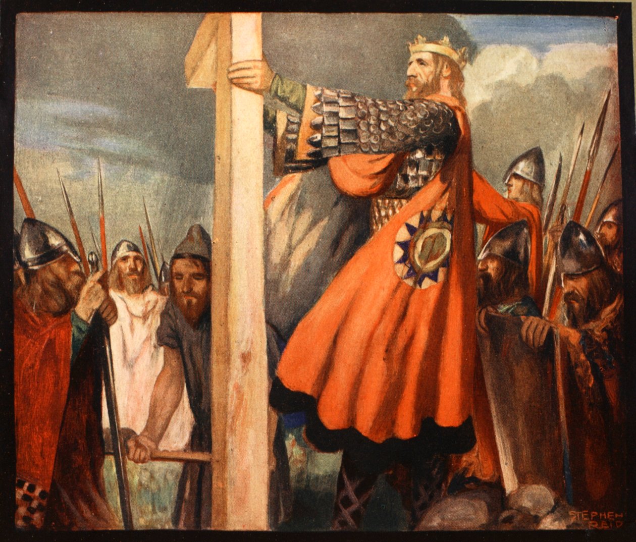 Saint Oswald, ilustração de 