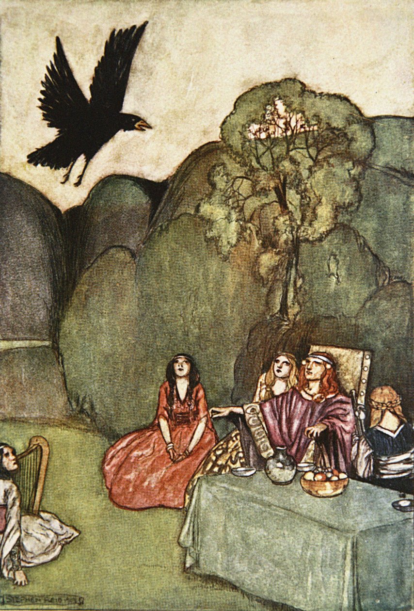 O Corvo de Ill-omen, ilustração de 