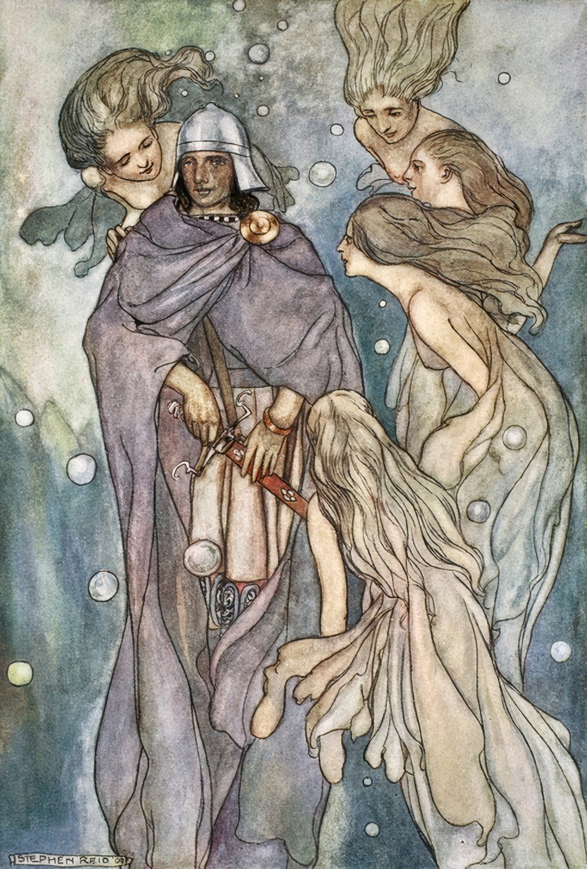 Ali moravam as ninfas ruivas do oceano de Stephen Reid